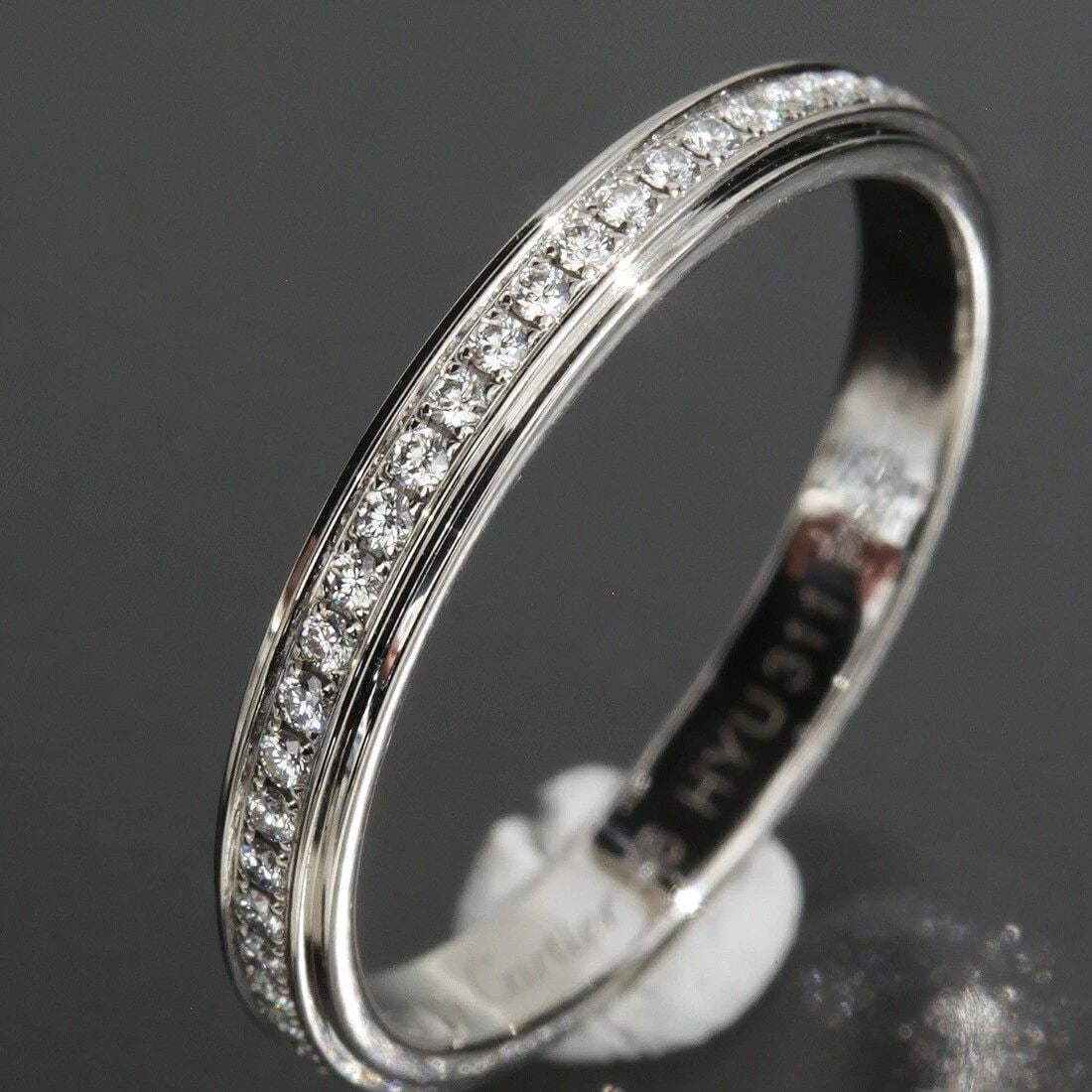 CARTIER D'AMOUR US SIZE NO. 3.5-4 PT950 DIAMOND 2.1G RING PRE OWNED (1 of 2)