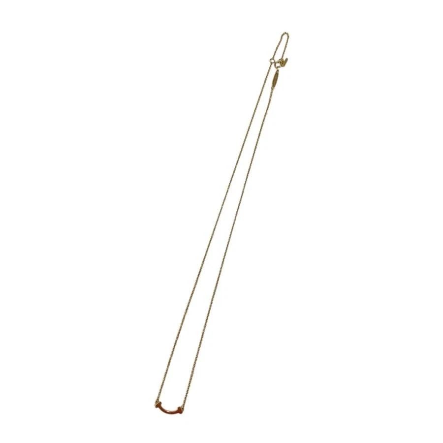 TIFFANY & CO. T SMILE MINI K18 GOLD LENGTH 46CM LADIES NECKLACE PRE OWNED B0914: TIFFANY & CO. T SMILE MINI K18 GOLD LENGTH 46CM LADIES NECKLACE PRE OWNED B0914 TIFFANY & CO. T SMILE MINI K18 GOLD LENGTH 46CM LADIES NECKLACE PRE OWNED Item Description Tiffany & Co. Tiffany T Smile