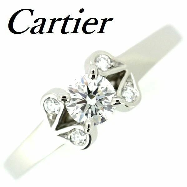 CARTIER BALLERINA DIAMOND 0.25CT PT950 #46 US SIZE NO. 3.5-4 RING PREOWNED: CARTIER BALLERINA DIAMOND 0.25CT PT950 #46 US SIZE NO. 3.5-4 RING PREOWNED Item Description Description of Item Weight: 0.25ct Color: D Clarity: VVS1 Cut: Excellent Polish: Excellent Symmetry: Excelle