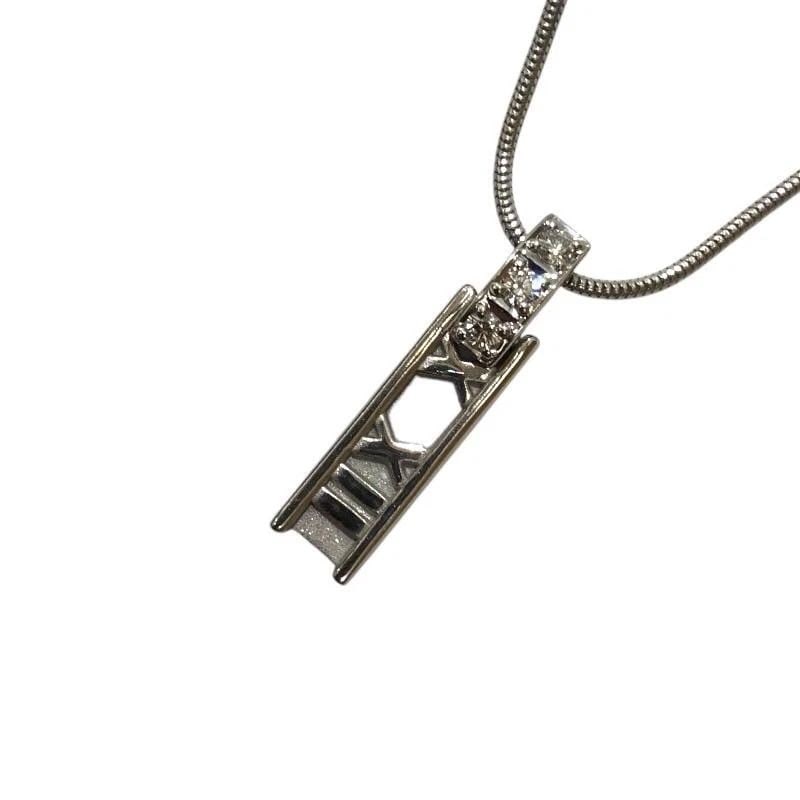 TIFFANY & CO. ATLAS 750 WHITE GOLD DIAMOND LENGTH 41CM NECKLACE PRE OWNED B0914: TIFFANY & CO. ATLAS 750 WHITE GOLD DIAMOND LENGTH 41CM NECKLACE PRE OWNED B0914 TIFFANY & CO. ATLAS 750 WHITE GOLD DIAMOND LENGTH 41CM NECKLACE PRE OWNED Item Description Brand TIFFANY & CO. Product n