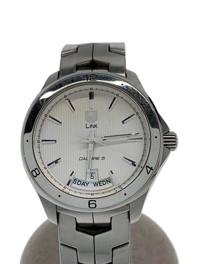 TAG HEUER LINK CALIBER 5 WAT2011 MEN'S WATCH: TAG HEUER LINK CALIBER 5 WAT2011 MEN'S WATCH TAG HEUER LINK CALIBER 5 WAT2011 MEN'S WATCH Item Description Condition: Used, Grade B Slight signs of use Product Details Model Number: WAT2011 Color: Sil