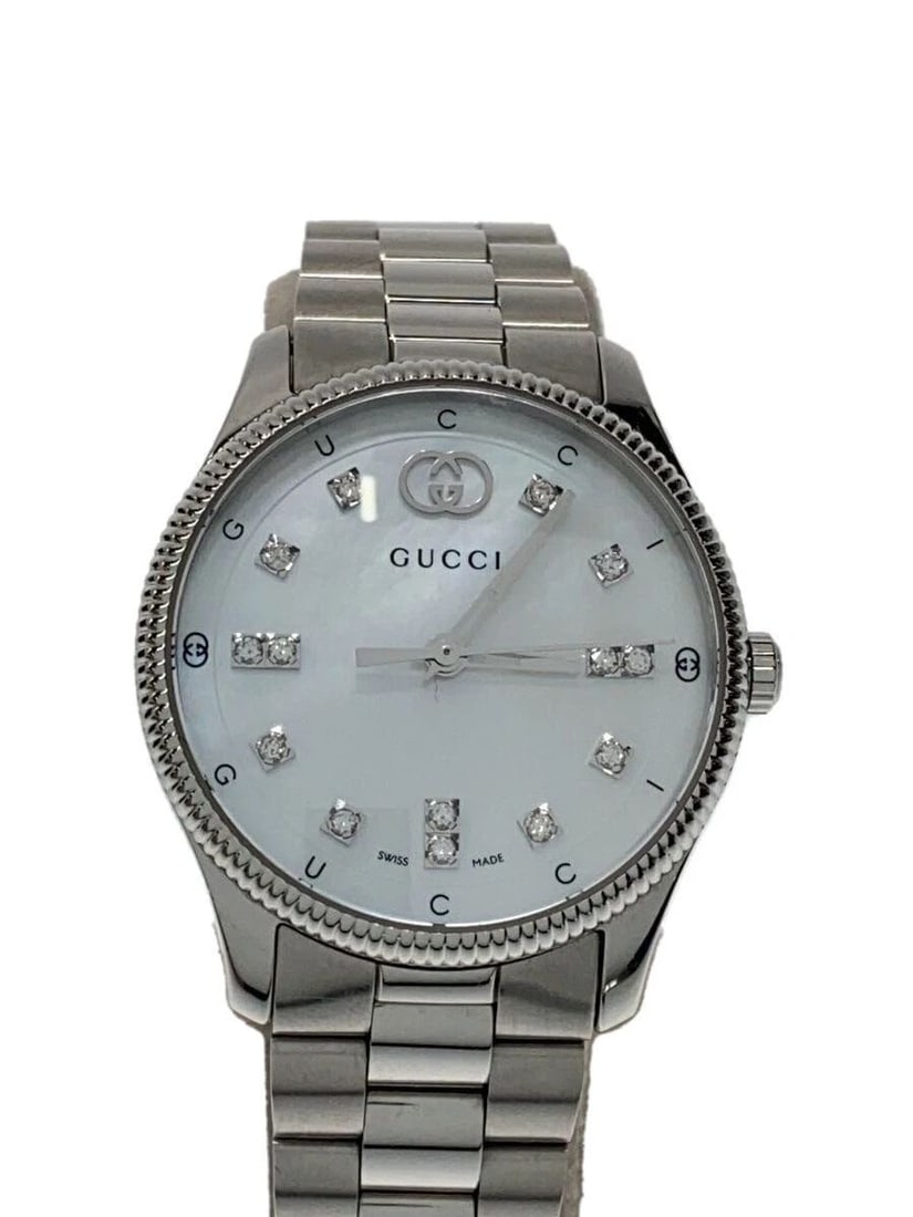 GUCCI G-TIMELESS INTERLOCKING G QUARTZ WOMEN'S WATCH: GUCCI G-TIMELESS INTERLOCKING G QUARTZ WOMEN'S WATCH GUCCI G-TIMELESS INTERLOCKING G QUARTZ WOMEN'S WATCH Item Description Condition: Used, Grade B Slight signs of wear. Product Description: G-Timeles
