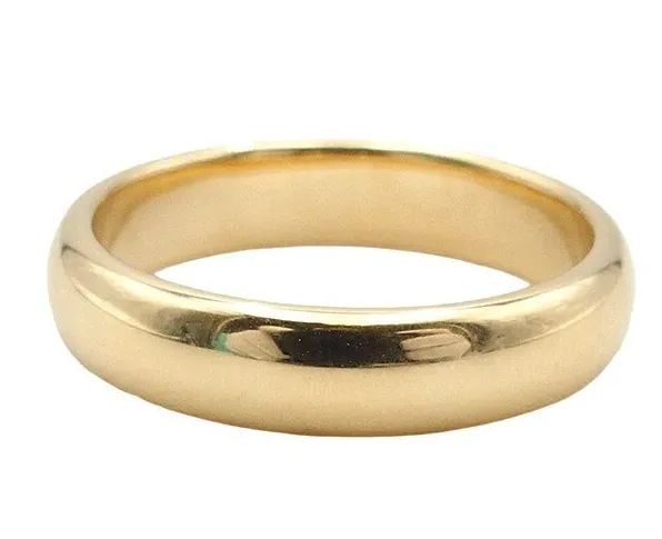 TIFFANY & CO. FOREVER K18 YELLOW GOLD US SIZE NO. 8 RINGS PRE OWNED (1 of 1)