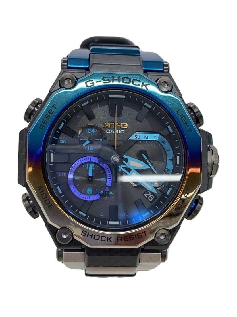 CASIO G-SHOCK SOLAR MTG-B2000YST-1AJR MEN'S WATCH: CASIO G-SHOCK SOLAR MTG-B2000YST-1AJR MEN'S WATCH CASIO G-SHOCK SOLAR MTG-B2000YST-1AJR MEN'S WATCH Item Description Condition: Used (B grade) Slight signs of use Product Details Model Number: MTG-B20