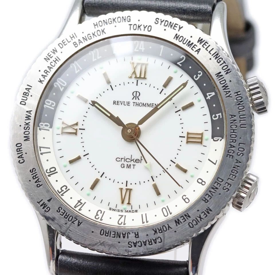 REVUE THOMMEN CRICKET GMT REF.7910003 UNISEX WATCH: REVUE THOMMEN CRICKET GMT REF.7910003 UNISEX WATCH REVUE THOMMEN CRICKET GMT REF.7910003 UNISEX WATCH Item Description Brand name: REVUE THOMMEN Product name: Cricket GMT Model number: 7910003 Case si