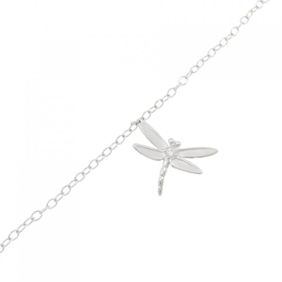 TIFFANY & CO. DRAGONFLY DIAMOND K18WG LENGTH 16CM BRACELET PRE OWNED (1 of 2)