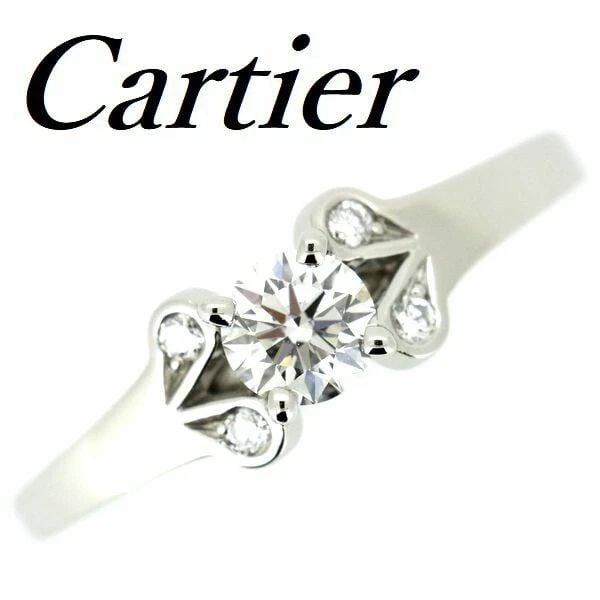 CARTIER BALLERINA DIAMOND 0.30CT #49 US SIZE NO. 5 PT950 RING PRE OWNED: CARTIER BALLERINA DIAMOND 0.30CT #49 US SIZE NO. 5 PT950 RING PRE OWNED Item Description Description of ItemWeight: 0.30ctColor: GClarity: VS1Cut: ExcellentPolish: ExcellentSymmetry: ExcellentMaterial