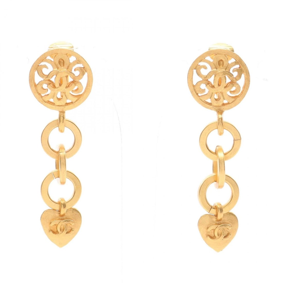 CHANEL COCO MARK GOLD PLATED EARRINGS: CHANEL COCO MARK GOLD PLATED EARRINGS CHANEL COCO MARK GOLD PLATED EARRINGS Item Description Description of Item Brand name CHANEL Product name Coco Mark Earrings color Gold material GP (gold plated)