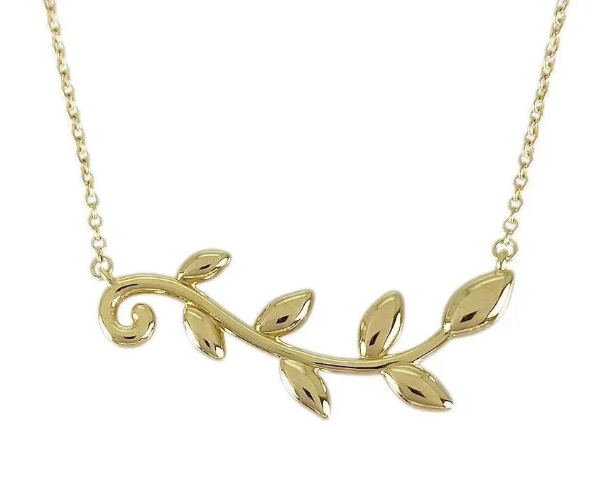 TIFFANY & CO. OLIVE LEAF K18 YELLOW GOLD LENGTH 45.5CM NECKLACE PRE OWNED B0905: TIFFANY & CO. OLIVE LEAF K18 YELLOW GOLD LENGTH 45.5CM NECKLACE PRE OWNED B0905 TIFFANY & CO. OLIVE LEAF K18 YELLOW GOLD LENGTH 45.5CM NECKLACE PRE OWNED Item Description Product name : Tiffany & Co.