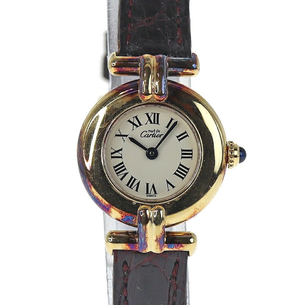 CARTIER MUST CO RISEE VERMEIL 590002 WOMEN'S WATCH (1 of 1)