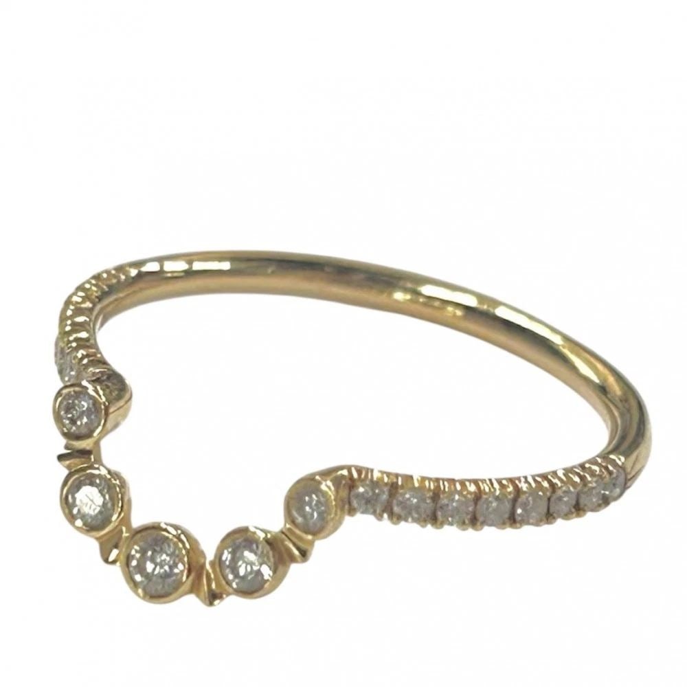 CARTIER K18 PINK GOLD DIAMONDS US SIZE NO. 5.5 RING: CARTIER K18 PINK GOLD DIAMONDS US SIZE NO. 5.5 RING Item Description Description of Itemmaterial 18K pink goldwith diamondsUS Size No. 5.5 (Japanese size)Ring diameter: Approximately 1.7 cmRing width: