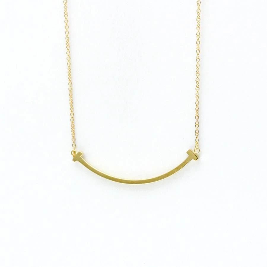 TIFFANY & CO. T SMILE K18 YELLOW GOLD LENGTH 45.5CM NECKLACE PRE OWNED: TIFFANY & CO. T SMILE K18 YELLOW GOLD LENGTH 45.5CM NECKLACE PRE OWNED TIFFANY & CO. T SMILE K18 YELLOW GOLD LENGTH 45.5CM NECKLACE PRE OWNED Item Description [Brand Name]: Tiffany & Co. [Model]: Tiff