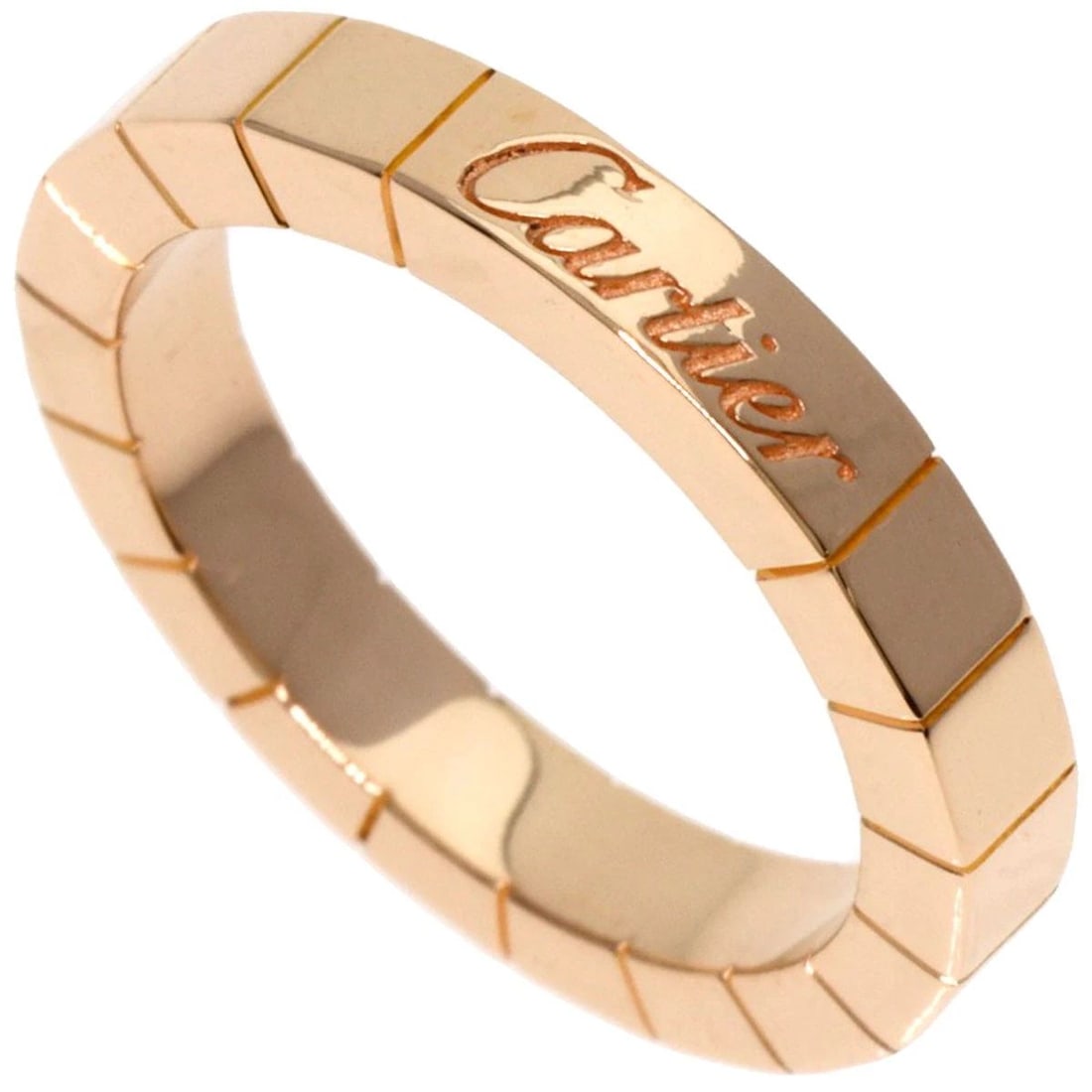 CARTIER LANIER #47 US SIZE NO. 4 K18 PINK GOLD RING: CARTIER LANIER #47 US SIZE NO. 4 K18 PINK GOLD RING Item Description Description of Itemmaterial 18k pink goldUS Size No. 4 Ring width: Approx. 3mmweight Approximately 5.2gConditionsurface Minor scrat