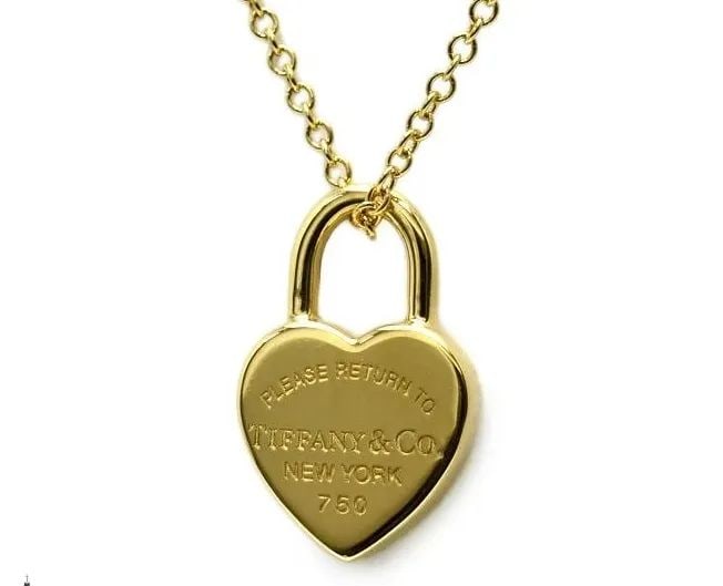TIFFANY & CO. HEART LOCK 750 YELLOW GOLD LENGTH 41CM NECKLACE PRE OWNED: TIFFANY & CO. HEART LOCK 750 YELLOW GOLD LENGTH 41CM NECKLACE PRE OWNED TIFFANY & CO. HEART LOCK 750 YELLOW GOLD LENGTH 41CM NECKLACE PRE OWNED Item Description Brand : Tiffany & Co. Product name Tiff
