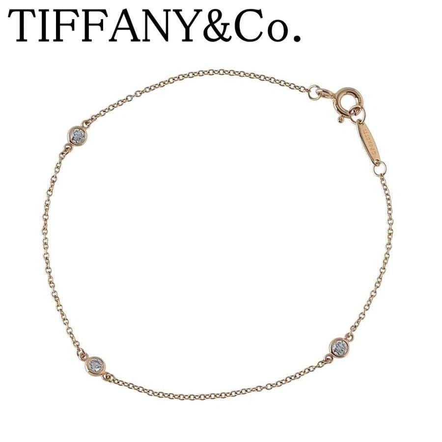 TIFFANY & CO. BY THE YARD DIAMOND K18YG LENGTH 18CM BRACELET PRE OWNED: TIFFANY & CO. BY THE YARD DIAMOND K18YG LENGTH 18CM BRACELET PRE OWNED Item Description [Brand Name] Tiffany & Co.[Product Name] By the Yard Diamond Bracelet[Material] 750K18YG Yellow Gold[Length] 18c