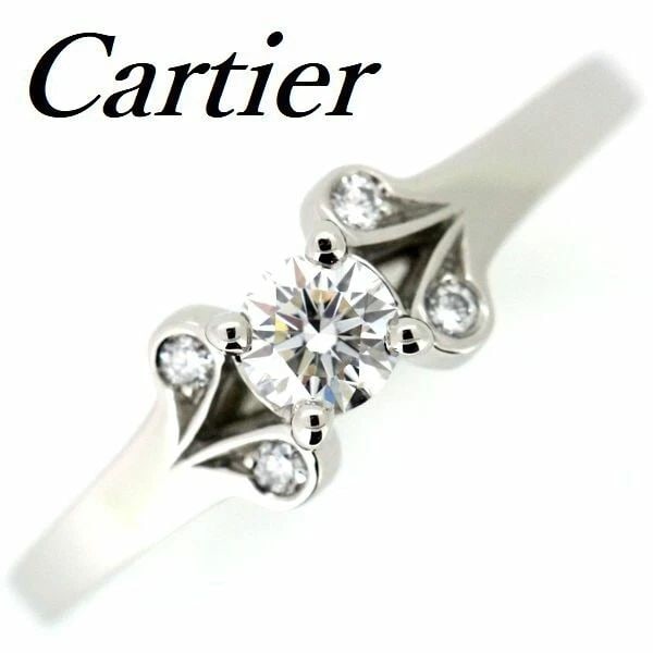CARTIER BALLERINA DIAMOND 0.19CT #49 US SIZE NO. 5 PT950 RING PRE OWNED: CARTIER BALLERINA DIAMOND 0.19CT #49 US SIZE NO. 5 PT950 RING PRE OWNED Item Description Description of Item Weight: 0.19ct Color: D Clarity: VVS1 Cut: Excellent Polish: Excellent Symmetry: Excellent
