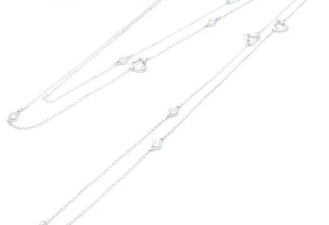TIFFANY & CO. PERETTI OPEN HEART 925 LENGTH 93CM NECKLACE PRE OWNED (1 of 1)