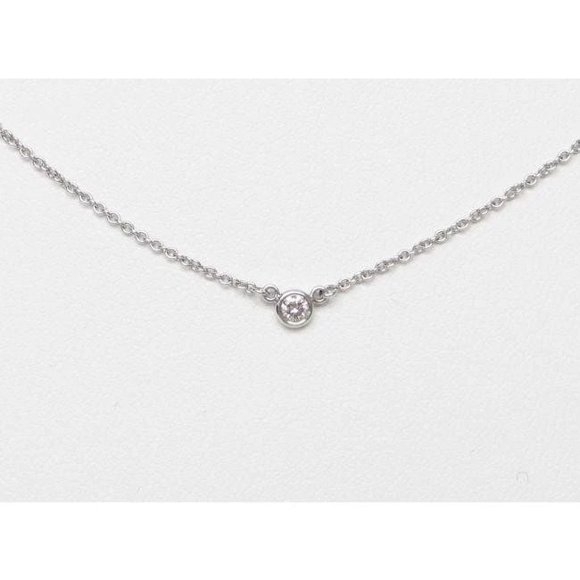 TIFFANY & CO. BY THE YARD DIAMOND PT950 LENGTH 41CM NECKLACE PRE OWNED: TIFFANY & CO. BY THE YARD DIAMOND PT950 LENGTH 41CM NECKLACE PRE OWNED TIFFANY & CO. BY THE YARD DIAMOND PT950 LENGTH 41CM NECKLACE PRE OWNED Item Description Brand name : Tiffany & Co. Product name D