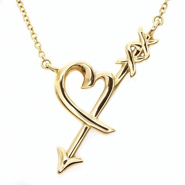 TIFFANY PALOMA PICASSO LOVING HEART ARROW NECKLACE 36CM/41.5CM K18PG 750 Y1004: TIFFANY PALOMA PICASSO LOVING HEART ARROW NECKLACE 36CM/41.5CM K18PG 750 Y1004 TIFFANY PALOMA PICASSO LOVING HEART ARROW NECKLACE 36CM/41.5CM K18PG 750 Y1004 Item Description Brand: TIFFANY & Co. Item