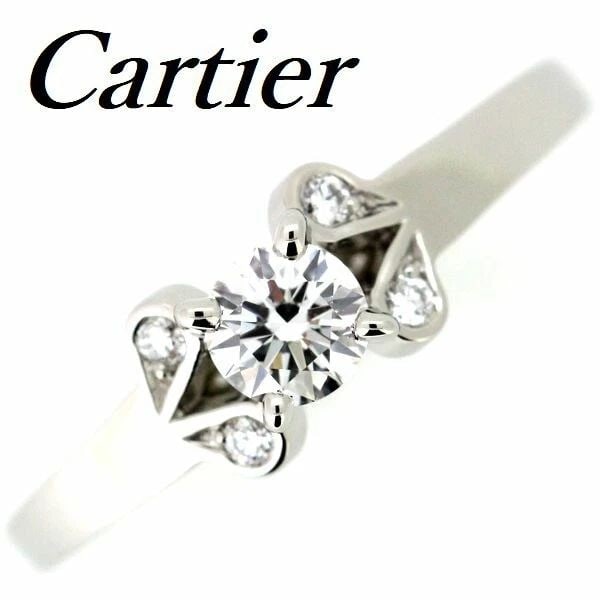 CARTIER BALLERINA DIAMOND 0.24CT #48 US SIZE NO. 4.5 PT950 RING PRE OWNED: CARTIER BALLERINA DIAMOND 0.24CT #48 US SIZE NO. 4.5 PT950 RING PRE OWNED Item Description Description of Item Weight: 0.24ct Color: E Clarity: VVS2 Cut: Excellent Polish: Excellent Symmetry: Excellen