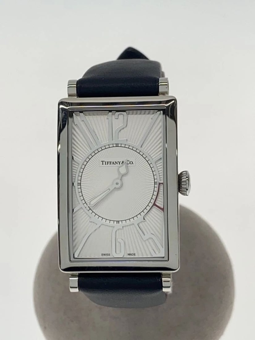 TIFFANY&CO. GALLERY QUARTZ Z3002.10.10A21A68A MEN'S WATCH (1 of 1)