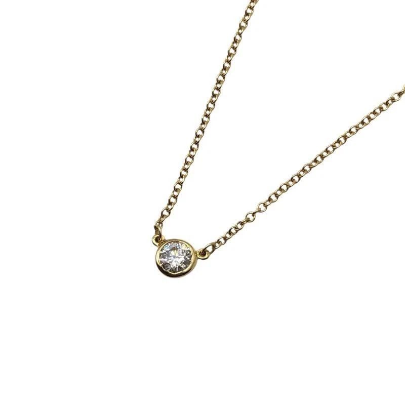 TIFFANY & CO. DIAMOND BY THE YARD 750 GOLD 41CM LENGTH NECKLACE PRE OWNED B0818: TIFFANY & CO. DIAMOND BY THE YARD 750 GOLD 41CM LENGTH NECKLACE PRE OWNED B0818 TIFFANY & CO. DIAMOND BY THE YARD 750 GOLD 41CM LENGTH NECKLACE PRE OWNED Item Description brand TIFFANY & CO. Model num