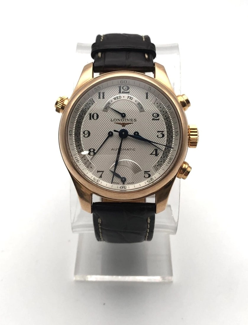 LONGINES MASTER COLLECTION AUTOMATIC 18K ROSE GOLD MEN'S WATCH 41MM L27148783 (1 of 2)