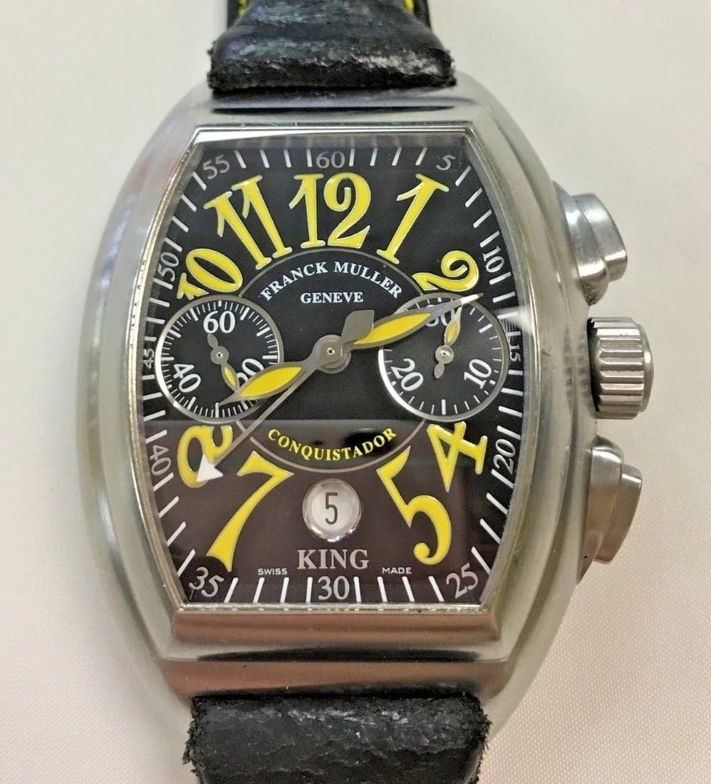 FRANCK MULLER CONQUISTADOR 8005 CC KING SOLEIL LIMITED EDITION WATCH (1 of 2)