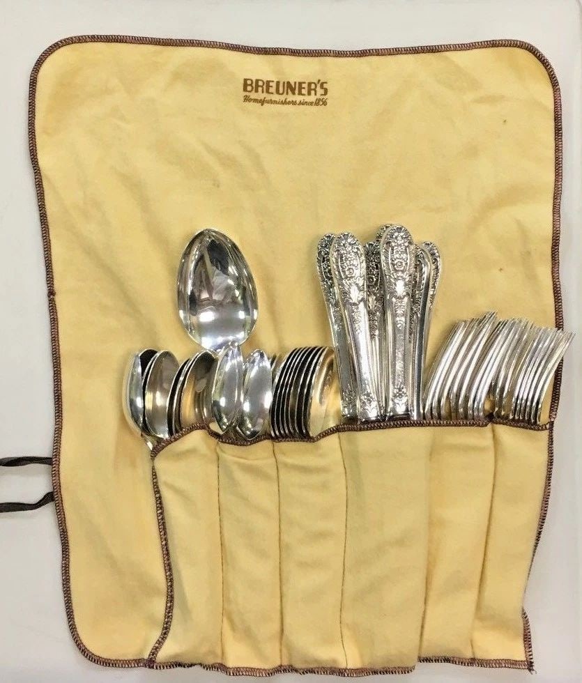 FINE ARTS STERLING CROWN PRINCESS (49) PIECE SET 2,051.4 GRAMS: Fine Arts Sterling Crown Princess (49) Piece Set You are bidding on a pre-owned Fine Arts Sterling Crown Princess (49) Piece Set. There are few minor scratches on the set from normal wear and tear, th