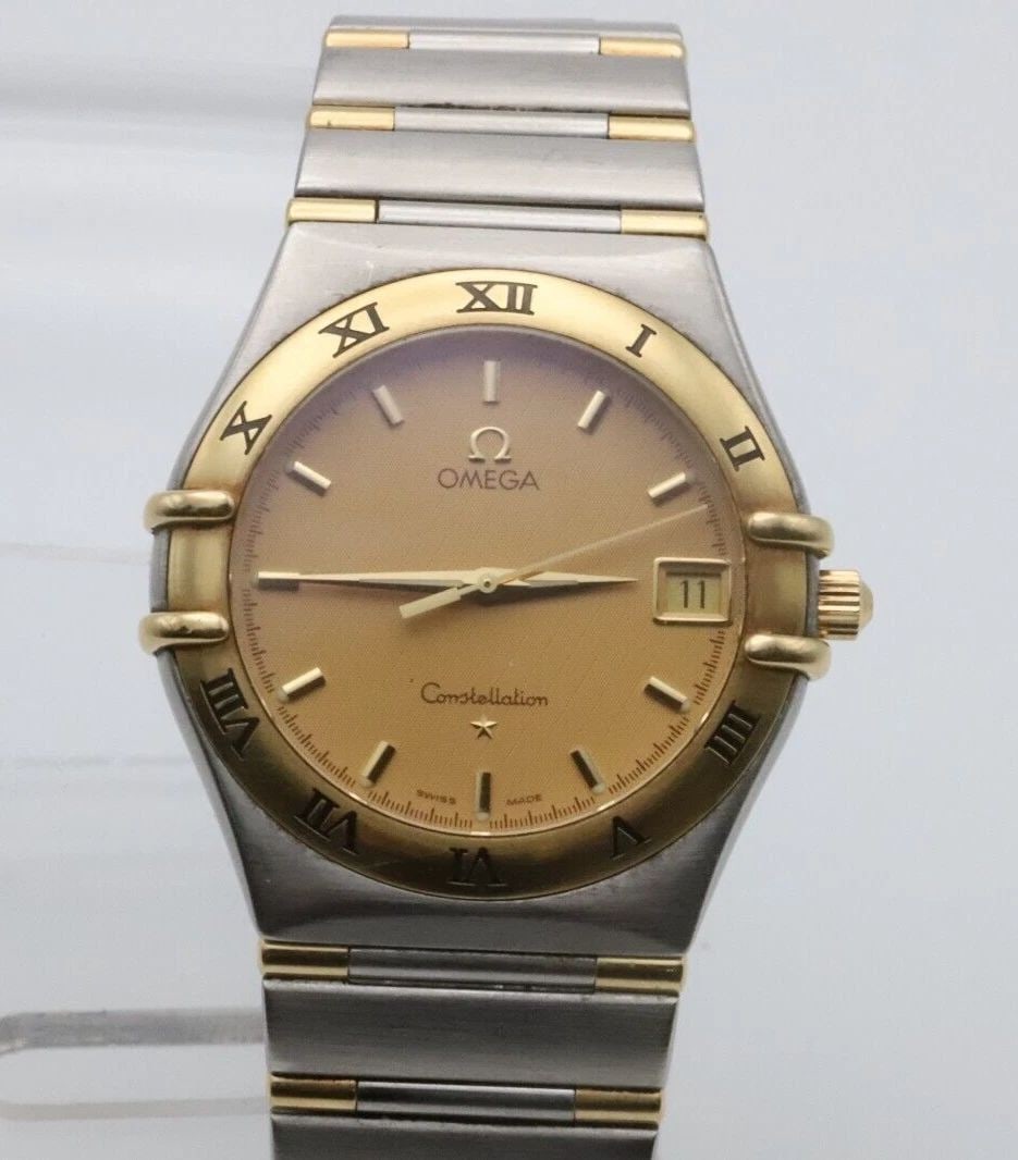 OMEGA CONSTELLATION GOLD MEN'S/UNISEX 34MM WATCH 18K/STAINLESS STEEL- 1312.10 (1 of 2)