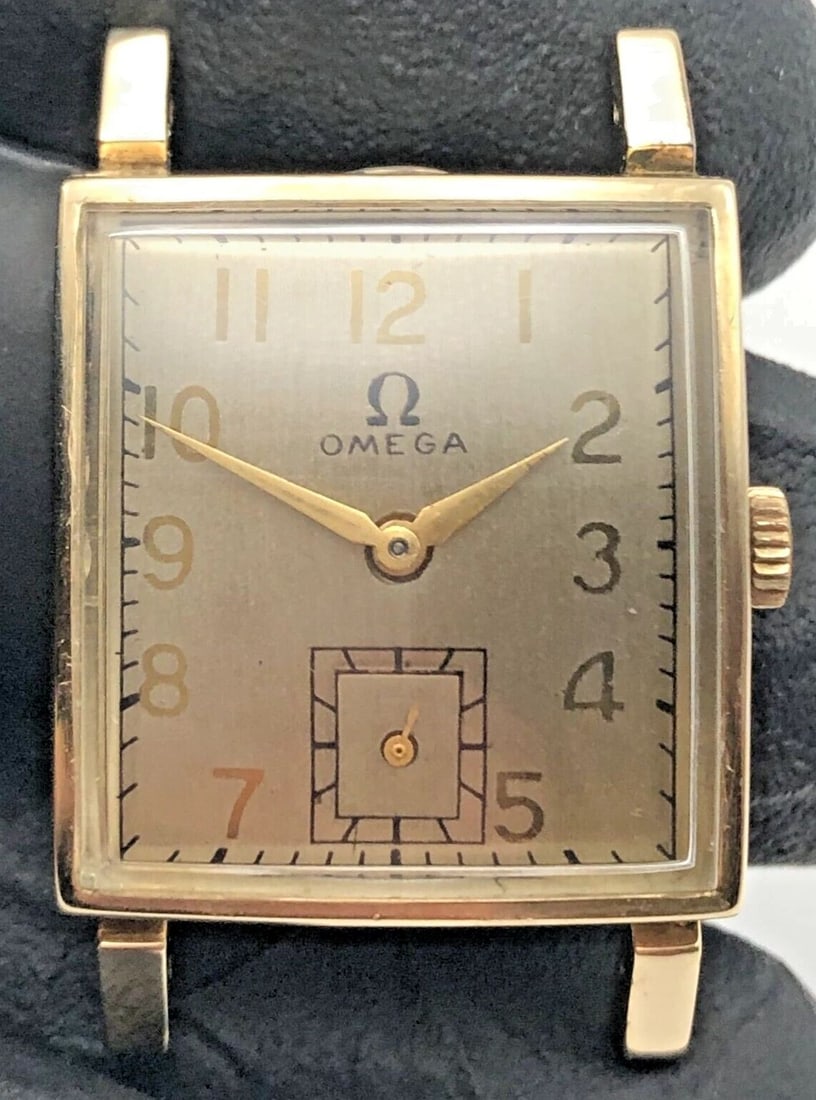 14K SOLID GOLD VINTAGE OMEGA SQUARE WATCH 17 JEWELS MOVEMENT (1 of 2)