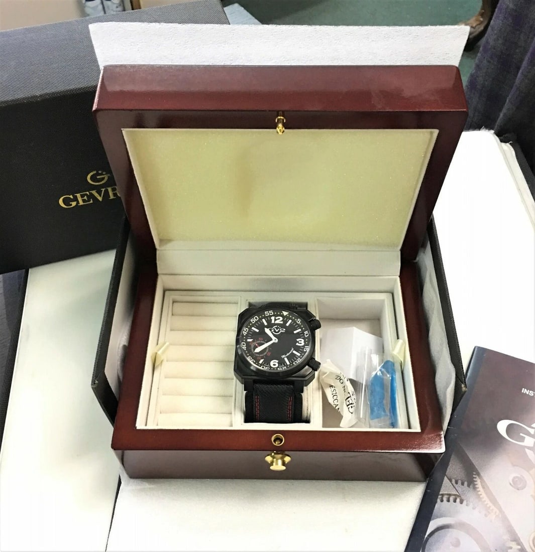 MEN'S GEVRIL GV2 LIMITED EDITION SUBMARINE WATCH 220/500 REF 4501 (1 of 2)