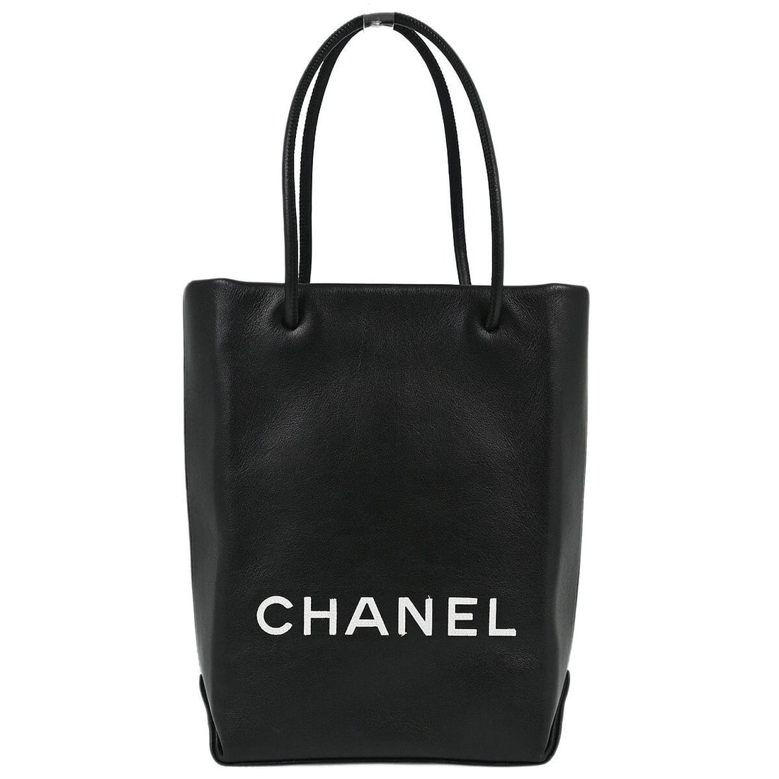 CHANEL BLACK CALFSKIN ESSENTIAL TOTE BAG (1 of 2)