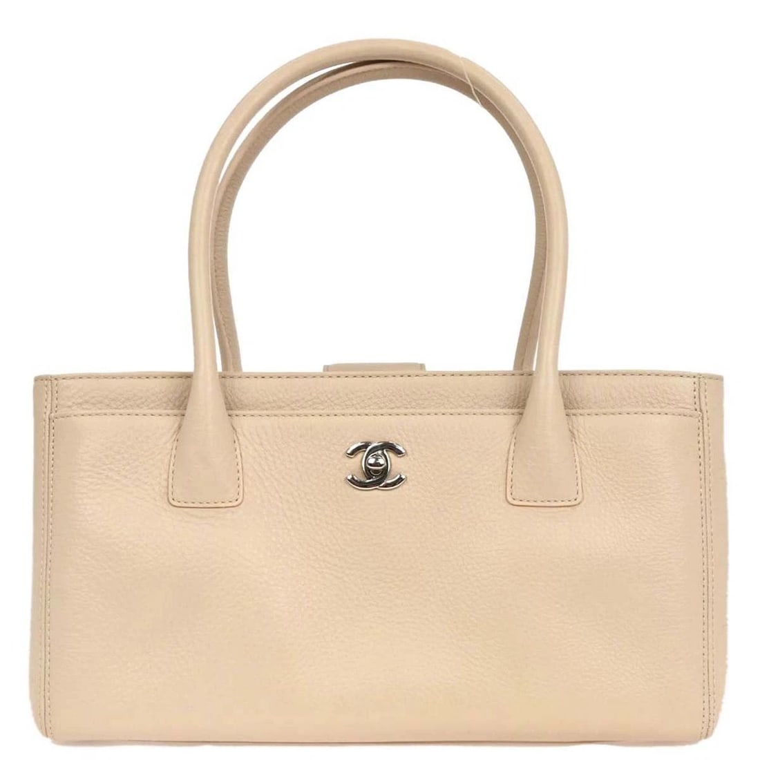 CHANEL BLACK DEERSKIN EXECUTIVE CERF TOTE BAG (1 of 2)