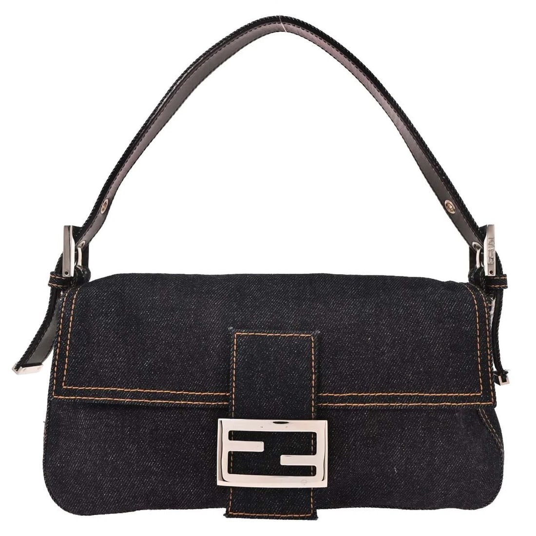 FENDI NAVY DENIM BAG (1 of 2)