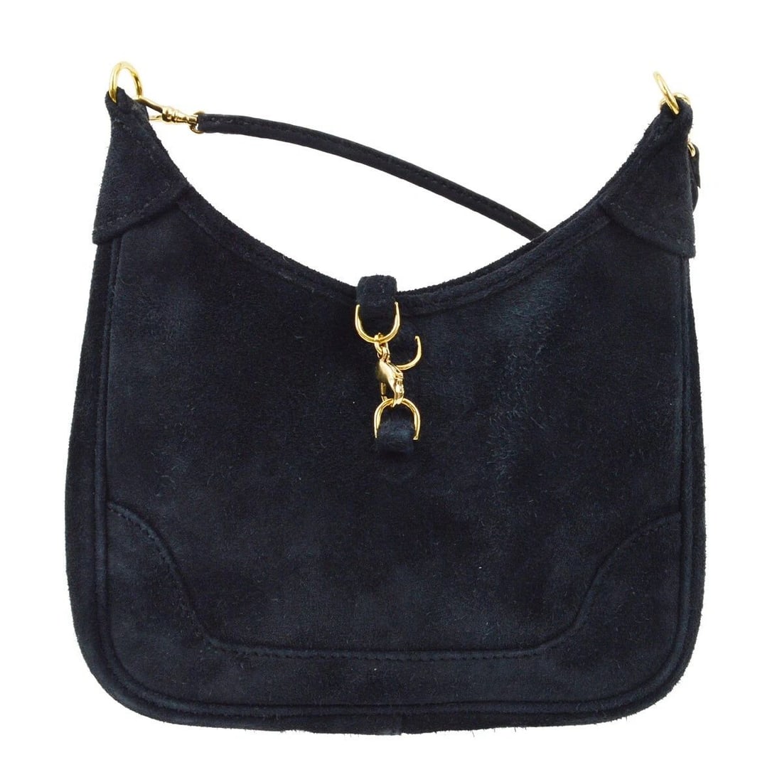 HERMES BLACK DOBLIS MINI MINI TRIM SHOULDER BAG (1 of 2)