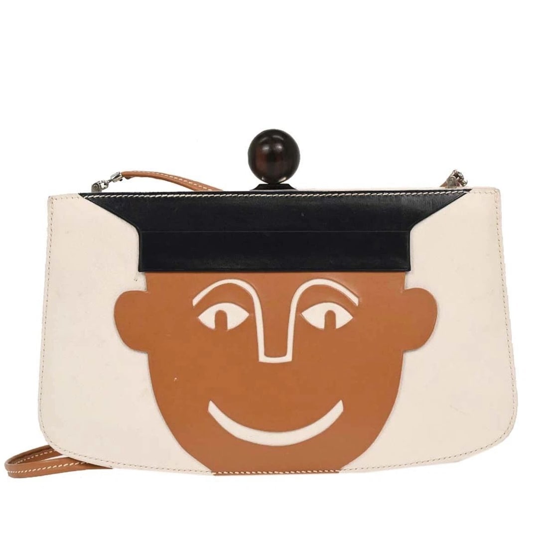 HERMES WHITE BOX CALF SAC A MALICE SHOULDER BAG: HERMES WHITE BOX CALF SAC A MALICE SHOULDER BAG Hermes Sac A Malice Shoulder bag Description OUTSIDE : AB: FAIR CONDITION!! Dirt. INSIDE : AB: FAIR CONDITION!! Dirt. Discoloration. Scuffs. S : New or