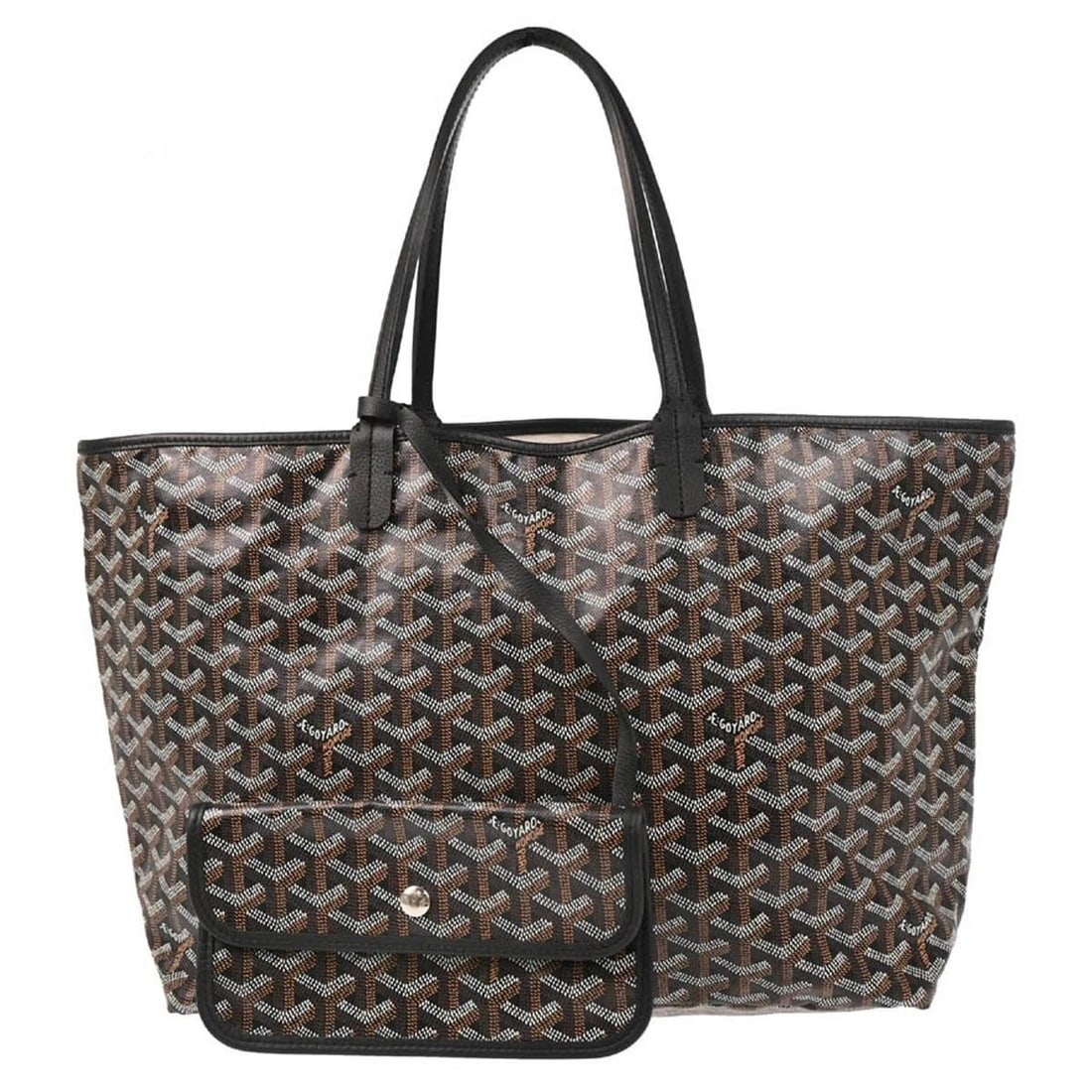 GOYARD BLACK SAINT LOUIS PM TOTE BAG: GOYARD BLACK SAINT LOUIS PM TOTE BAG Goyard Saint Louis PM Tote Handbag Description OUTSIDE : SA: GREAT CONDITION!! INSIDE : SA: GREAT CONDITION!! S : New or new without a tag. SA : Excellent conditio