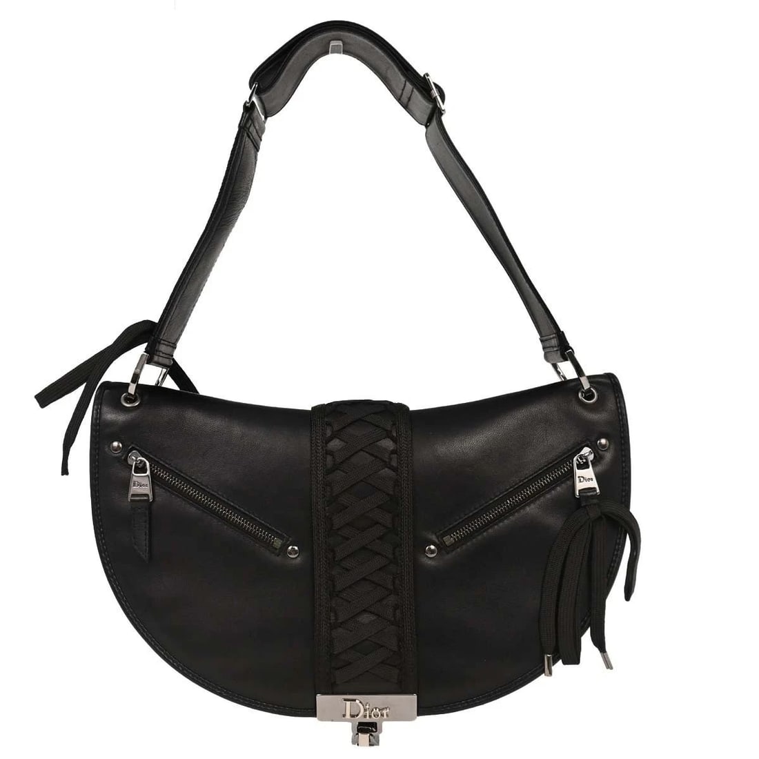 CHRISTIAN DIOR BLACK ADMIT IT CORSET BAG (1 of 2)