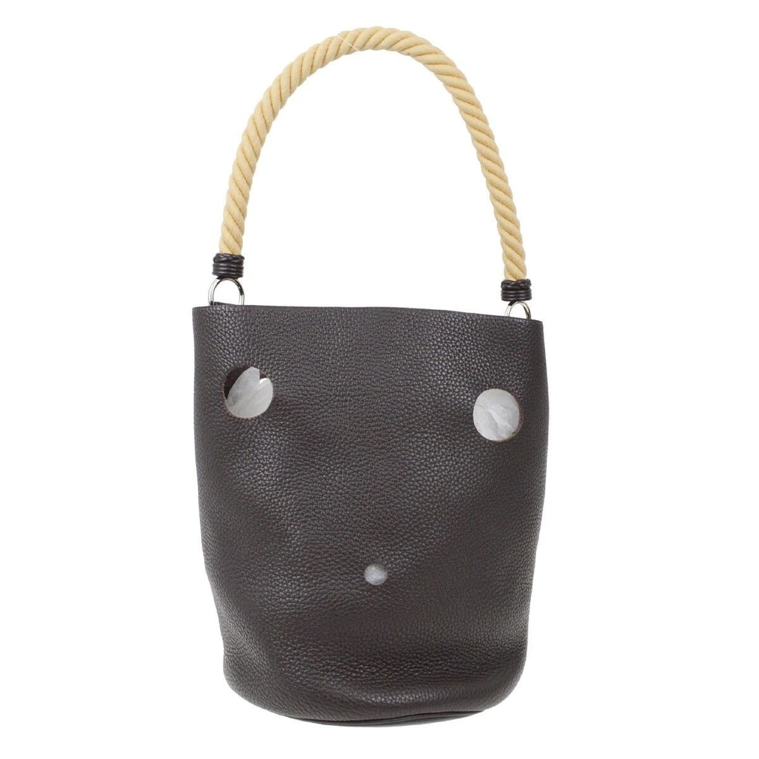 HERMES BROWN TAURILLON CLEMENCE MANGEOIRE MM HANDBAG: HERMES BROWN TAURILLON CLEMENCE MANGEOIRE MM HANDBAG Hermes Mangeoire MM Handbag Description OUTSIDE : A+: VERY GOOD CONDITION!! There are scuffs on the bottom edges. Small dirt on the handle. INSIDE