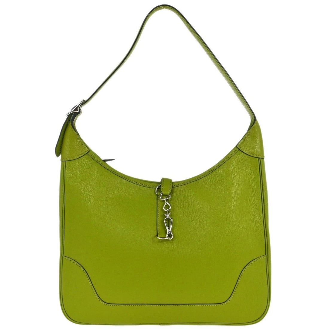 HERMES ANIS GREEN CHEVRE TRIM 31 SHOULDER BAG (1 of 2)