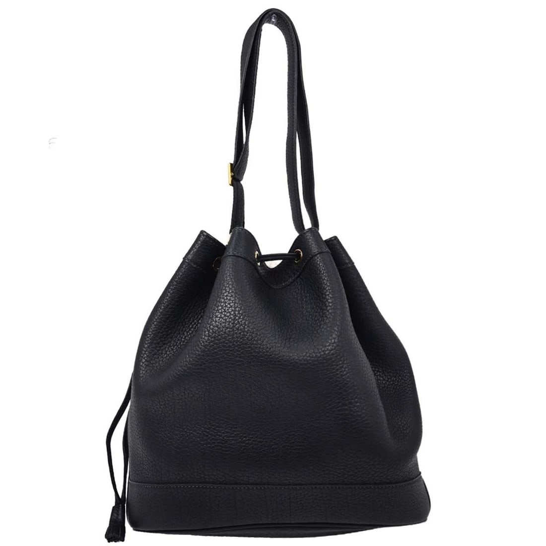 HERMES BLUE INDIGO TAURILLON CLEMENCE MARKET GM BUCKET SHOULDER BAG (1 of 2)