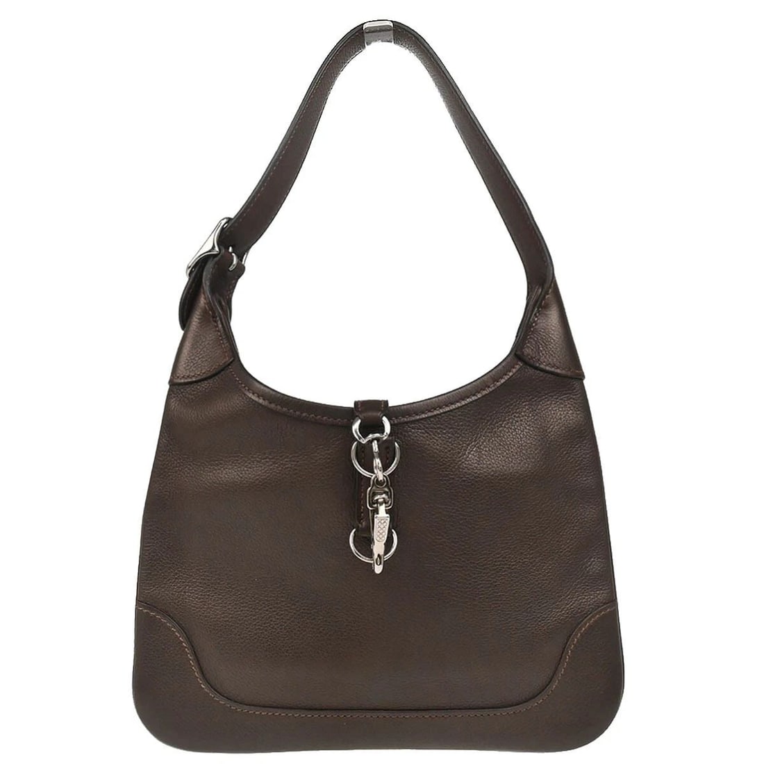 HERMES CHOCOLAT EVERCALF TRIM 24 HANDBAG (1 of 2)