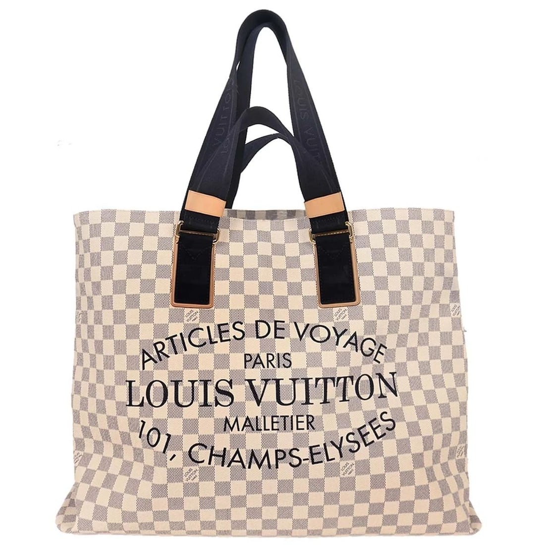 LOUIS VUITTON DAMIER PLEIN SOLEIL CABAS GM TOTE HANDBAG (1 of 2)