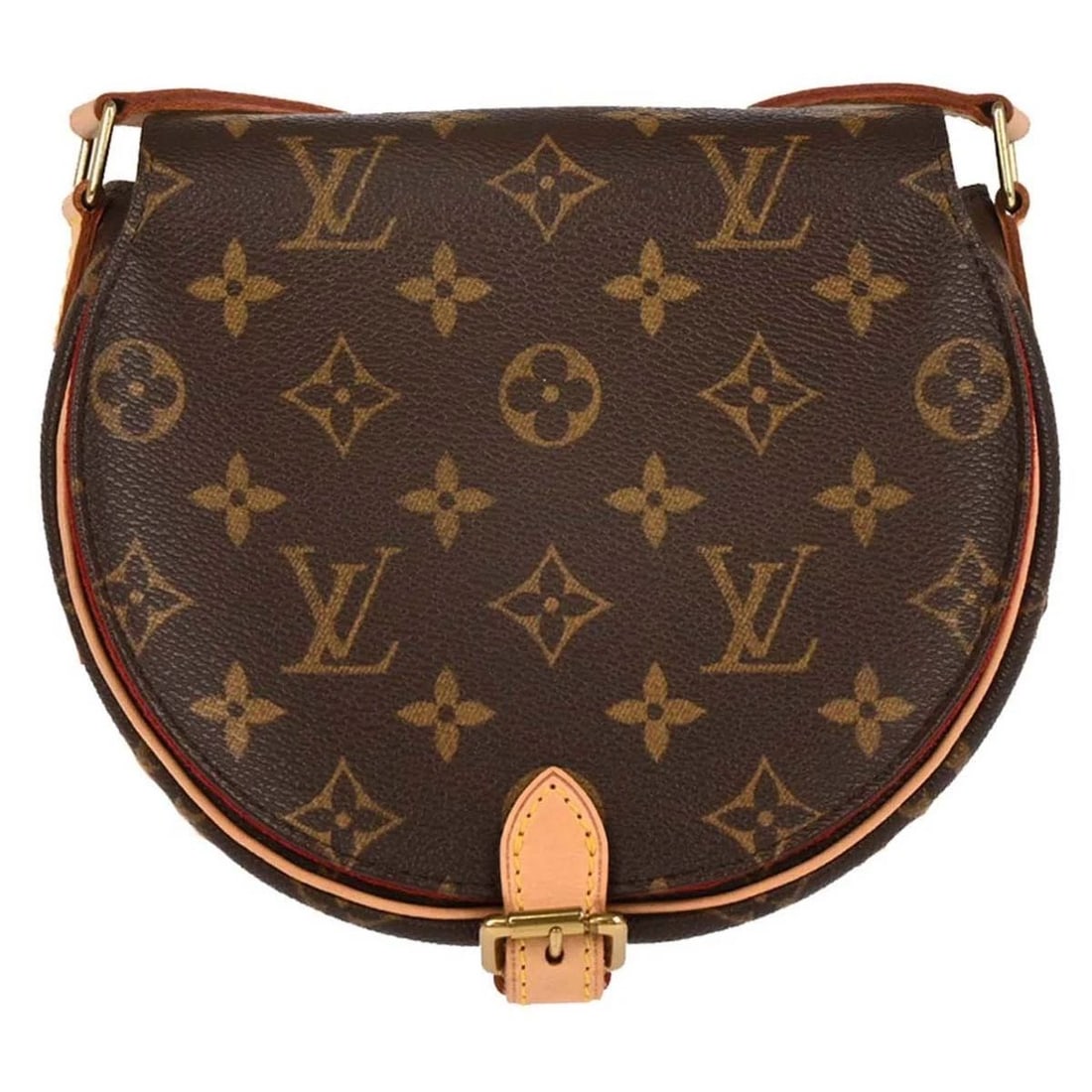 LOUIS VUITTON MONOGRAM TAMBOURINE SHOULDER BAG: LOUIS VUITTON MONOGRAM TAMBOURINE SHOULDER BAG Louis Vuitton Monogram Tambourine Shoulder Bag M51179 Description OUTSIDE : A: GOOD CONDITION!! Scuffs, stains and dirt on the leather parts. INSIDE : A+