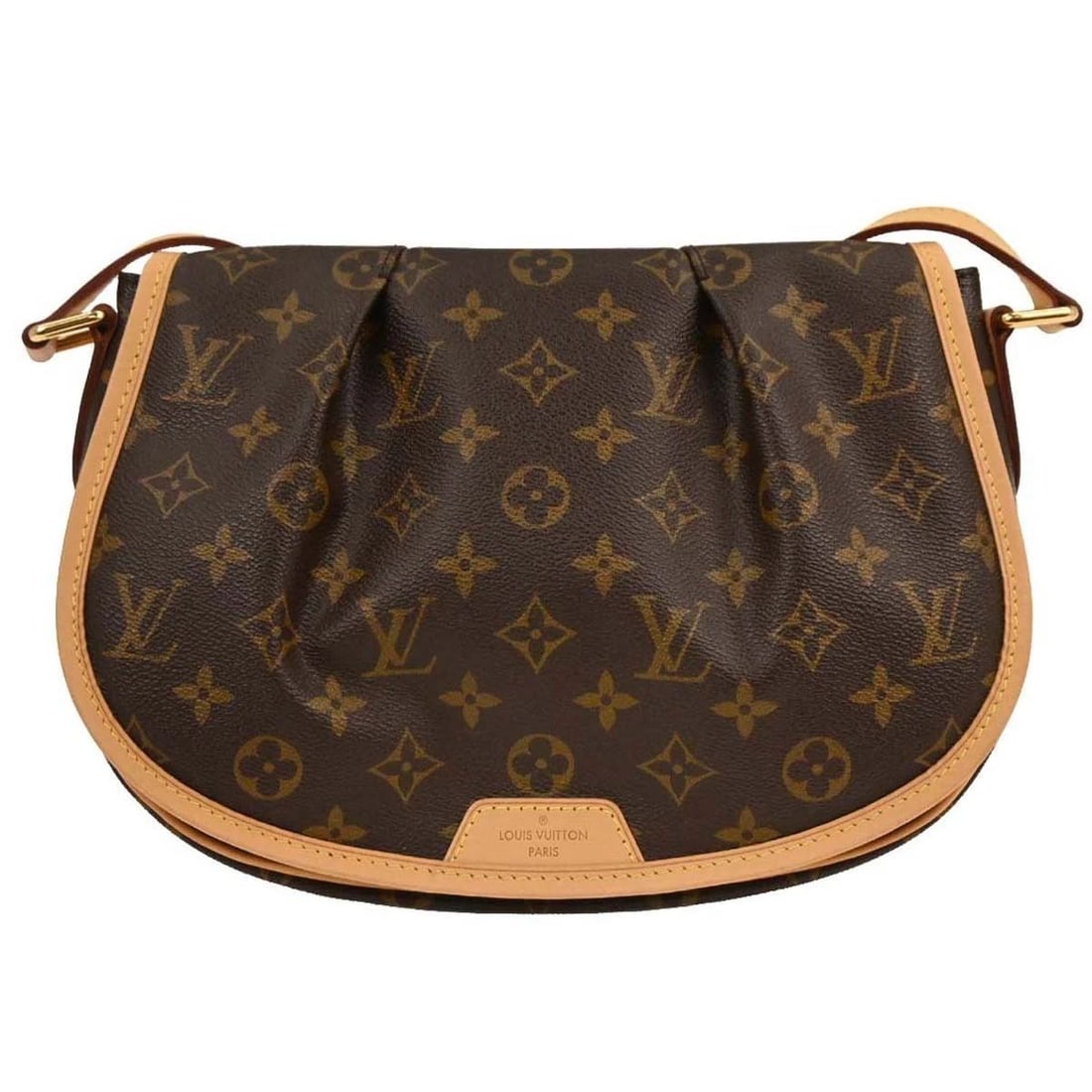 LOUIS VUITTON MONOGRAM MENILMONTANT PM SHOULDER BAG: LOUIS VUITTON MONOGRAM MENILMONTANT PM SHOULDER BAG Louis Vuitton Monogram Menilmontant PM Shoulder Bag M40474 Description OUTSIDE : A: GOOD CONDITION!! Scuffs and stains on the leather parts. INSIDE