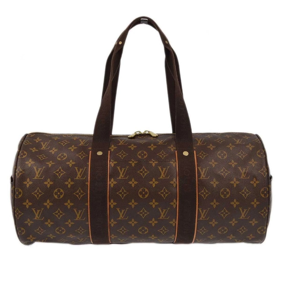 LOUIS VUITTON MONOGRAM SPORTY BEAUBOURG GYM BAG: LOUIS VUITTON MONOGRAM SPORTY BEAUBOURG GYM BAG Louis Vuitton Monogram Sporty Beaubourg Gym Bag M97036 Description OUTSIDE: A+: VERY GOOD CONDITION!! Minor peeled on the bottom edges. INSIDE: A+: VERY
