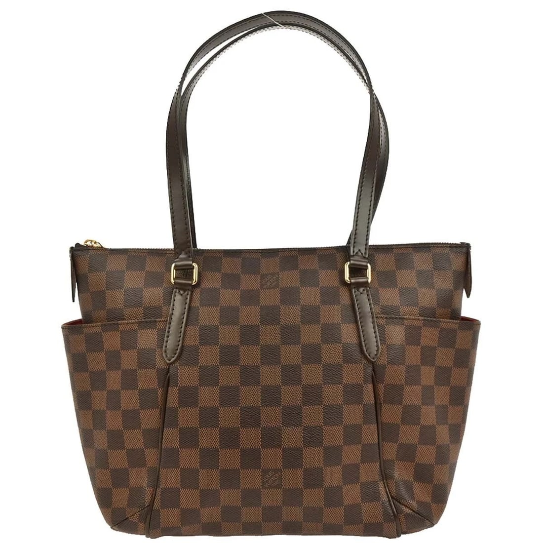 LOUIS VUITTON DAMIER TOTALLY PM TOTE HANDBAG: LOUIS VUITTON DAMIER TOTALLY PM TOTE HANDBAG Louis Vuitton Damier Totally PM Tote Handbag N41282 Description OUTSIDE: A+: VERY GOOD CONDITION!! INSIDE: A+: VERY GOOD CONDITION!! Minor dirt. S : New or