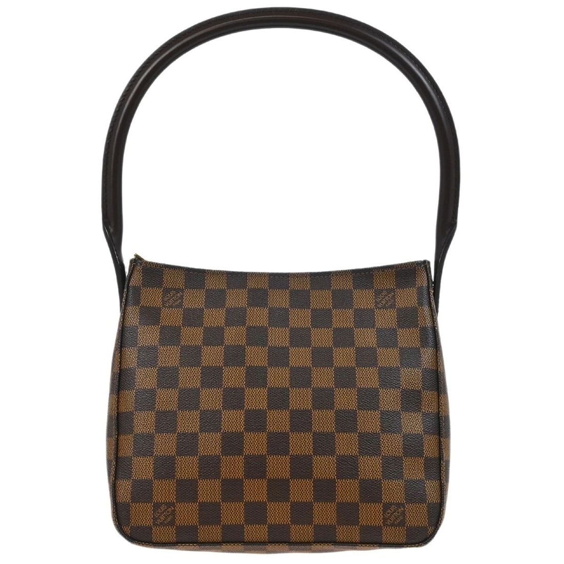 LOUIS VUITTON DAMIER LOOPING MM HANDBAG: LOUIS VUITTON DAMIER LOOPING MM HANDBAG Louis Vuitton Damier Looping MM Handbag N51157 Description OUTSIDE : A: GOOD CONDITION!! Minor scuffs on the leather parts. INSIDE : A+: VERY GOOD CONDITION!! S