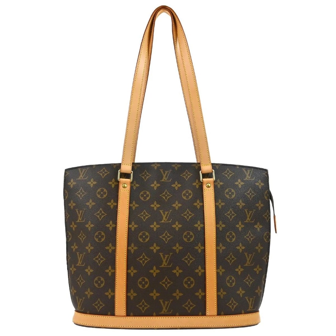 LOUIS VUITTON MONOGRAM BABYLONE SHOULDER TOTE BAG: LOUIS VUITTON MONOGRAM BABYLONE SHOULDER TOTE BAG Louis Vuitton Monogram Babylone Shoulder Tote Bag M51102 Description OUTSIDE: A: GOOD CONDITION!! Dirt, stains, scuffs and discoloration on the leathe